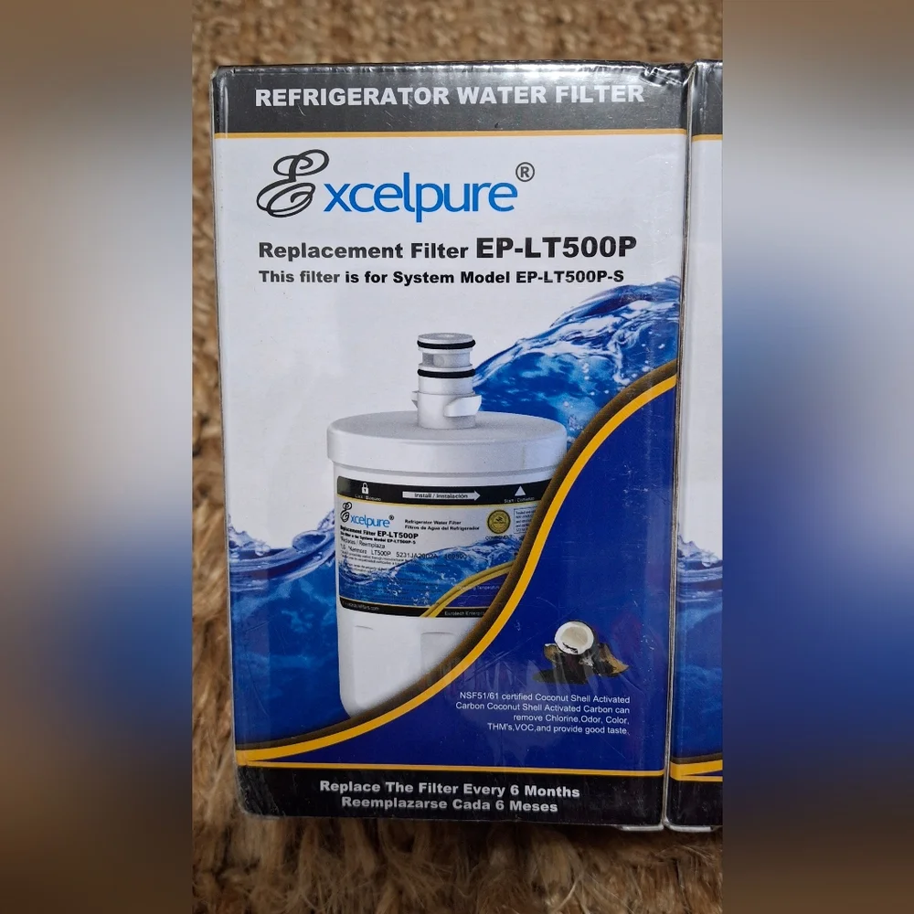 Ice Pure EP-L500P Refrigerator Water Filter For Samsung ‎ set of 3 NEW